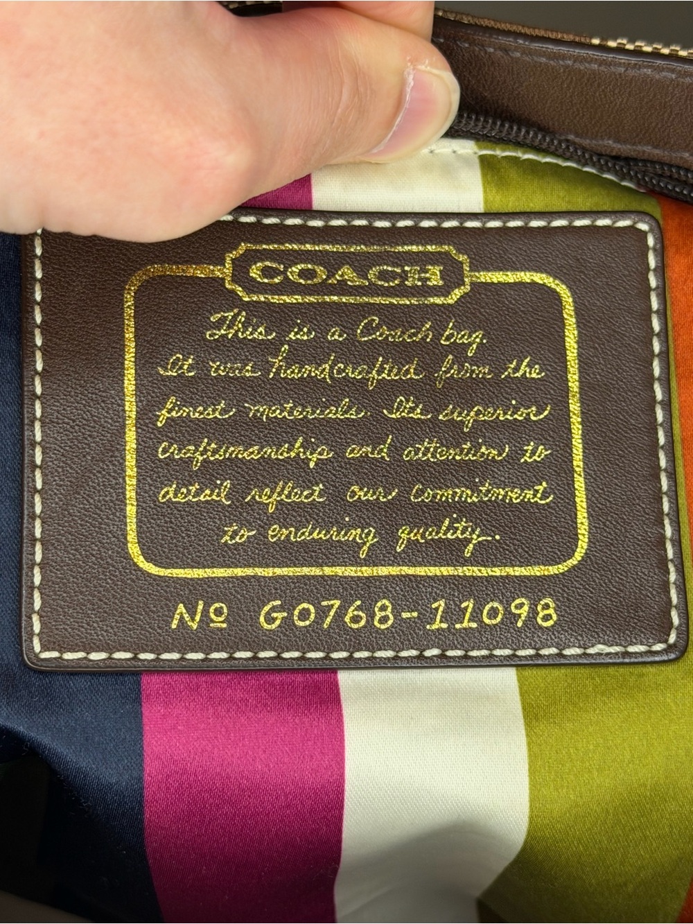 Coach Signature Stripe 65th Anniversary Legacy Bundle - Picture 14 of 16